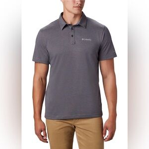 Men’s Columbia Omni-Wick Polo Gray XL